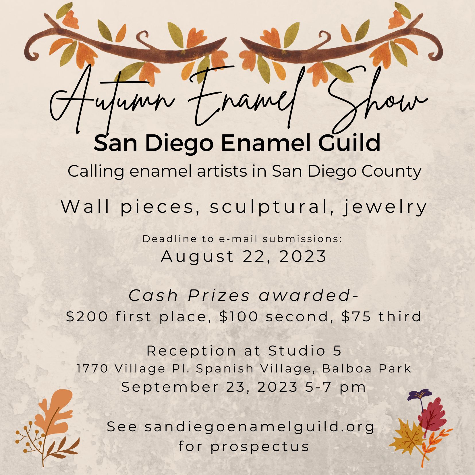 SDEG Autumn enamel show 2023 - 1