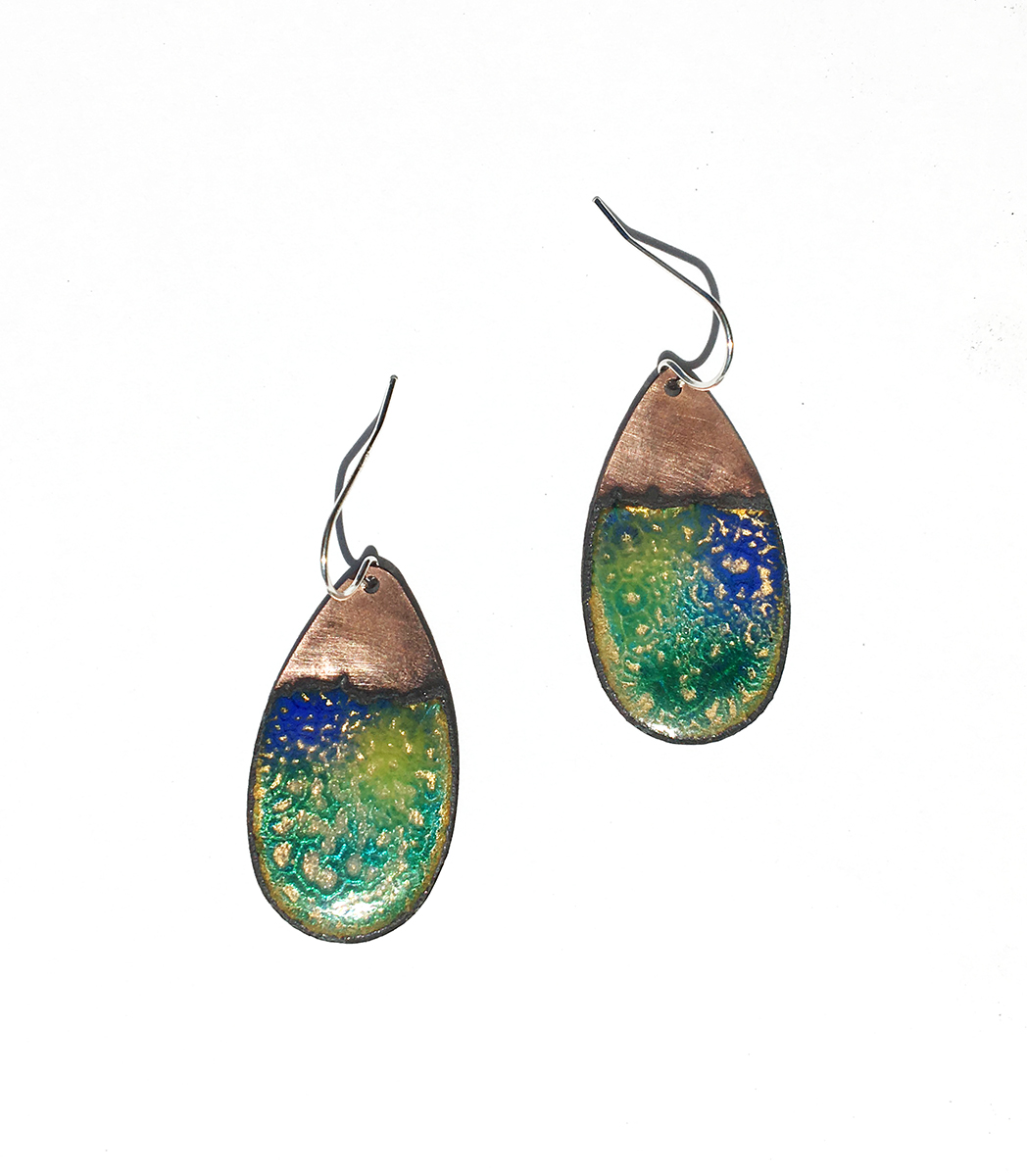 Newell-Dipped Copper Earrings-copy